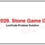 2029-Stone-Game-IX-LeetCode-Problem-Solution