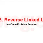 206-Reverse-Linked-List-LeetCode-Problem-Solution