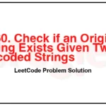 2060-Check-if-an-Original-String-Exists-Given-Two-Encoded-Strings-LeetCode-Problem-Solution