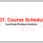 207-Course-Schedule-LeetCode-Problem-Solution