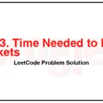 2073-Time-Needed-to-Buy-Tickets-LeetCode-Problem-Solution