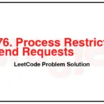 2076-Process-Restricted-Friend-Requests-LeetCode-Problem-Solution