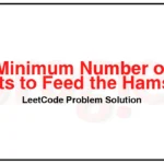 2086-Minimum-Number-of-Food-Buckets-to-Feed-the-Hamsters-LeetCode-Problem-Solution