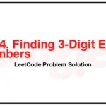 2094-Finding-3-Digit-Even-Numbers-LeetCode-Problem-Solution