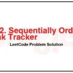 2102-Sequentially-Ordinal-Rank-Tracker-LeetCode-Problem-Solution