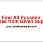 2115-Find-All-Possible-Recipes-from-Given-Supplies-LeetCode-Problem-Solution