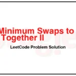 2134-Minimum-Swaps-to-Group-All-1s-Together-II-LeetCode-Problem-Solution