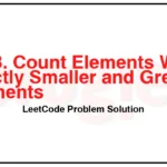 2148-Count-Elements-With-Strictly-Smaller-and-Greater-Elements-LeetCode-Problem-Solution