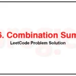 216-Combination-Sum-III-LeetCode-Problem-Solution