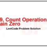 2169-Count-Operations-to-Obtain-Zero-LeetCode-Problem-Solution