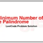 2193-Minimum-Number-of-Moves-to-Make-Palindrome-LeetCode-Problem-Solution