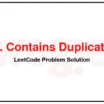 220-Contains-Duplicate-III-LeetCode-Problem-Solution