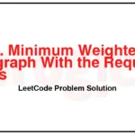 2203-Minimum-Weighted-Subgraph-With-the-Required-Paths-LeetCode-Problem-Solution