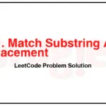 2301-Match-Substring-After-Replacement-LeetCode-Problem-Solution