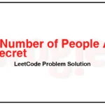 2327-Number-of-People-Aware-of-a-Secret-LeetCode-Problem-Solution