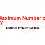 2341-Maximum-Number-of-Pairs-in-Array-LeetCode-Problem-Solution