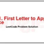 2351-First-Letter-to-Appear-Twice-LeetCode-Problem-Solution