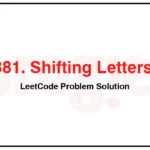 2381-Shifting-Letters-II-LeetCode-Problem-Solution