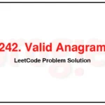 242-Valid-Anagram-LeetCode-Problem-Solution