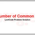 2427-Number-of-Common-Factors-LeetCode-Problem-Solution