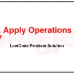 2460-Apply-Operations-to-an-Array-LeetCode-Problem-Solution