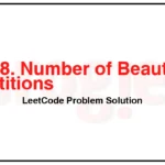 2478-Number-of-Beautiful-Partitions-LeetCode-Problem-Solution