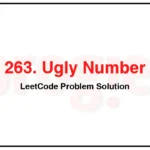 263-Ugly-Number-LeetCode-Problem-Solution