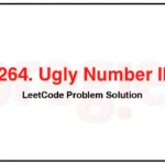 264-Ugly-Number-II-LeetCode-Problem-Solution