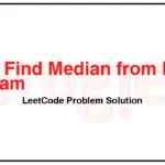 295-Find-Median-from-Data-Stream-LeetCode-Problem-Solution