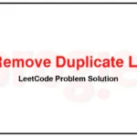 316-Remove-Duplicate-Letters-LeetCode-Problem-Solution