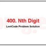 400-Nth-Digit-LeetCode-Problem-Solution