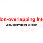 435-Non-overlapping-Intervals-LeetCode-Problem-Solution