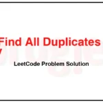 442-Find-All-Duplicates-in-an-Array-LeetCode-Problem-Solution