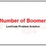 447-Number-of-Boomerangs-LeetCode-Problem-Solution