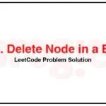 450-Delete-Node-in-a-BST-LeetCode-Problem-Solution