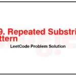 459-Repeated-Substring-Pattern-LeetCode-Problem-Solution