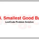 483-Smallest-Good-Base-LeetCode-Problem-Solution