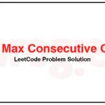 485-Max-Consecutive-Ones-LeetCode-Problem-Solution