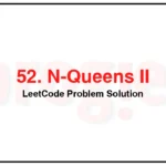 52-N-Queens-II-LeetCode-Problem-Solution-2