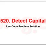 520-Detect-Capital-LeetCode-Problem-Solution