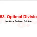 553-Optimal-Division-LeetCode-Problem-Solution