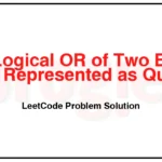 558-Logical-OR-of-Two-Binary-Grids-Represented-as-Quad-Trees-LeetCode-Problem-Solution