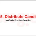 575-Distribute-Candies-LeetCode-Problem-Solution