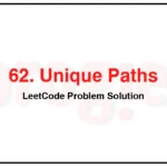 62-Unique-Paths-LeetCode-Problem-Solution