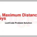 624-Maximum-Distance-in-Arrays-LeetCode-Problem-Solution