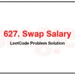 627-Swap-Salary-LeetCode-Problem-Solution