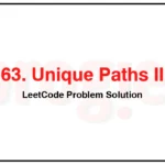 63-Unique-Paths-II-LeetCode-Problem-Solution