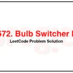 672-Bulb-Switcher-II-LeetCode-Problem-Solution