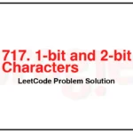 717-1-bit-and-2-bit-Characters-LeetCode-Problem-Solution