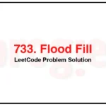 733-Flood-Fill-LeetCode-Problem-Solution